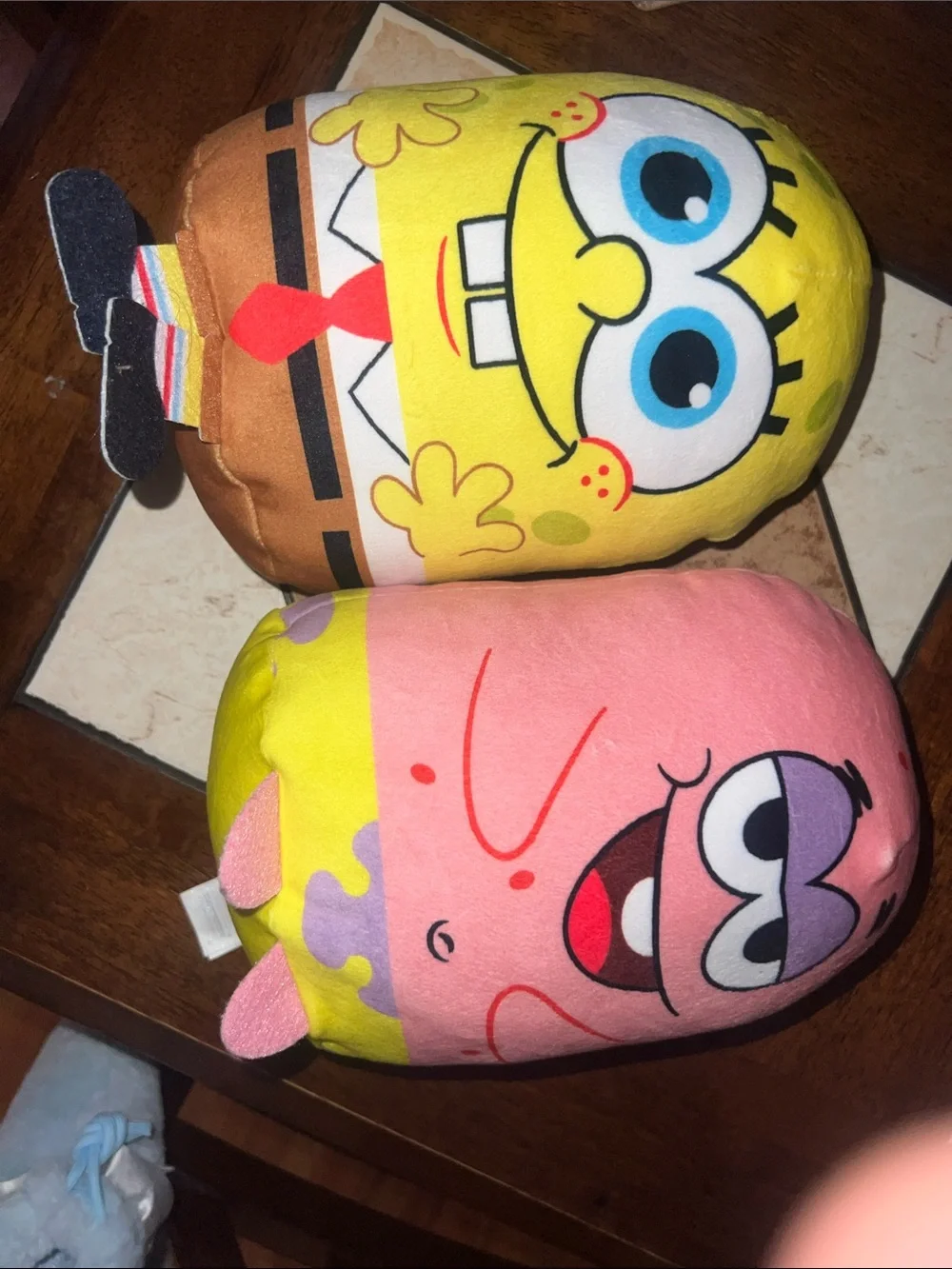 Nickelodeon SpongeBob & Patrick Yellow Pink Plush DUO Stuffed Toys
